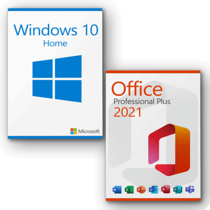 Microsoft Windows 10 家庭版 + Office 2021 专业增强版