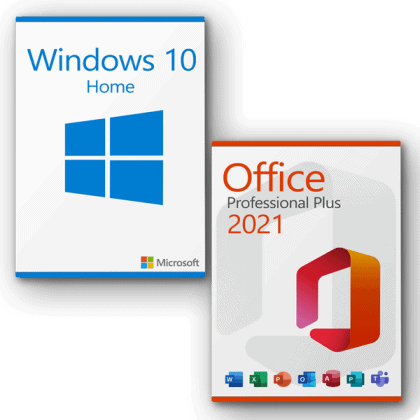 Microsoft Windows 10 Home + Office 2021 Professional Plus