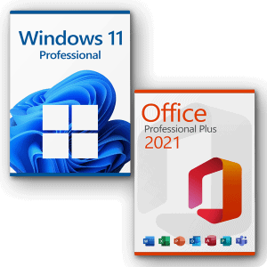 Microsoft Windows 11 Pro + Office 2021 Professional Plus Premium license for 3 devices