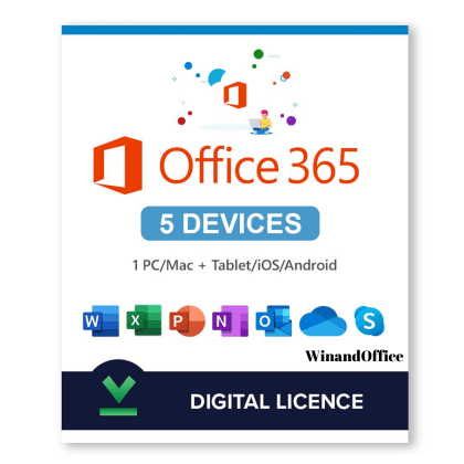 Office 365 New Account – 5 Device 1 Year
